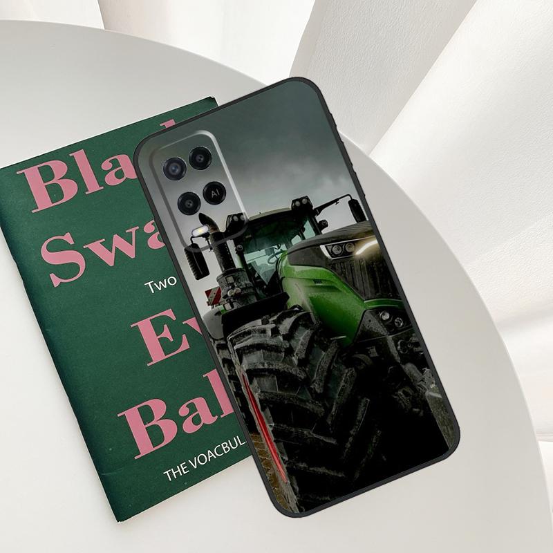 Tractor Car Case For Oppo A52 A72 A76 A96 A54 A74 A94 A54S A57S A58 A78 A98 A57 A77 A15 A16 A17 Cover