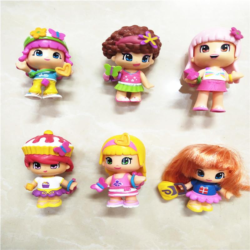 5/10pcs Detachable Pinypon Dolls for Kids DIY Doubleface Cartoon Action Toy Figures Toys Birthday Christmas Gift