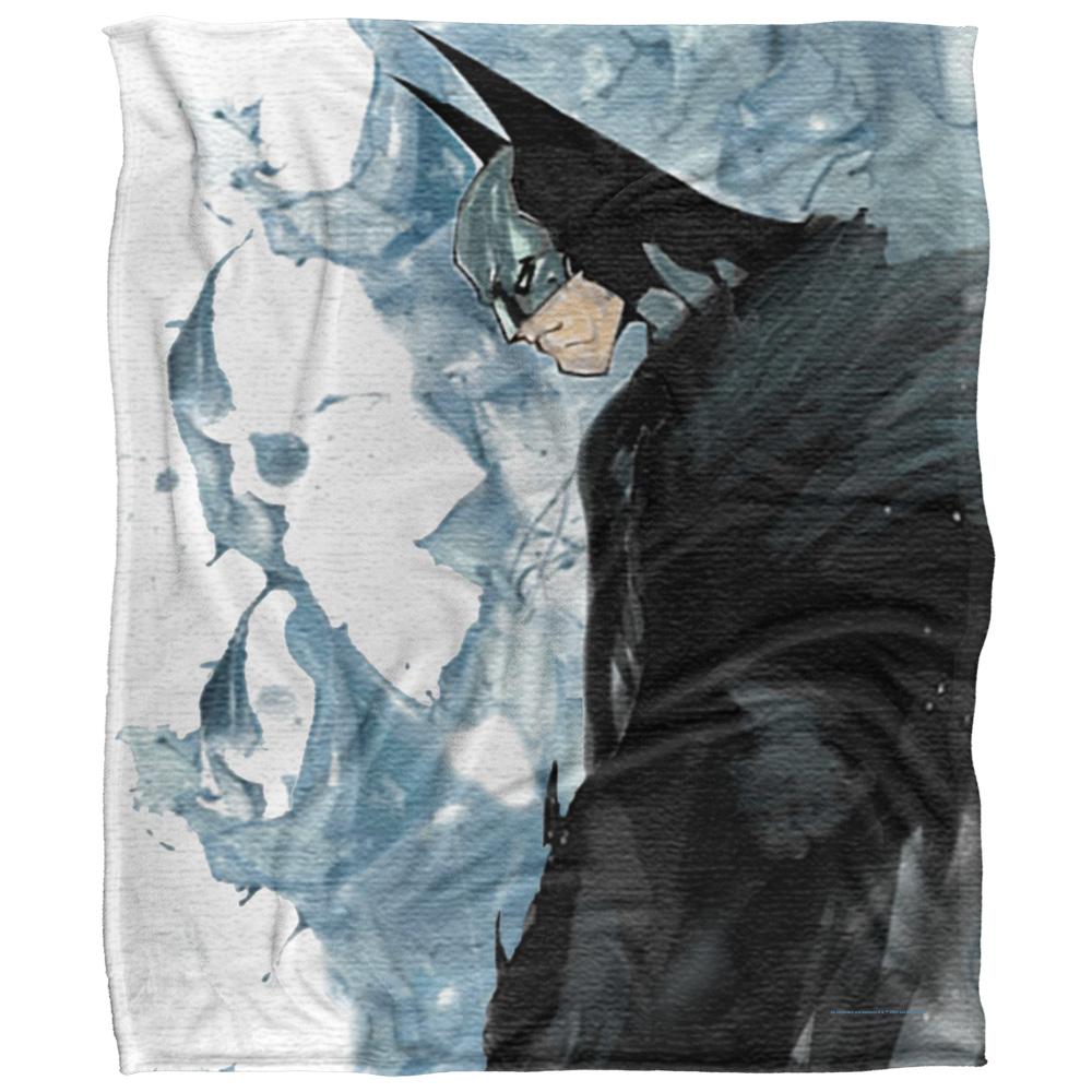 Batman Silky Profile Soft Touch Blanket