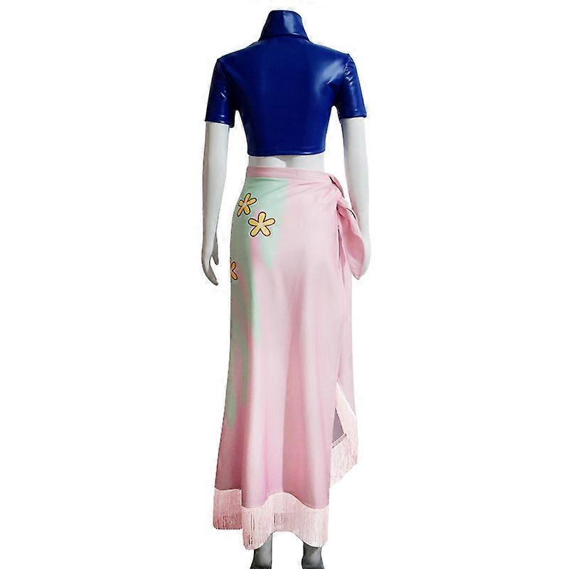 ONE PIECE Nico Robin Cosplay Costume Anime Outfit Full Set for Women Halloween Dress