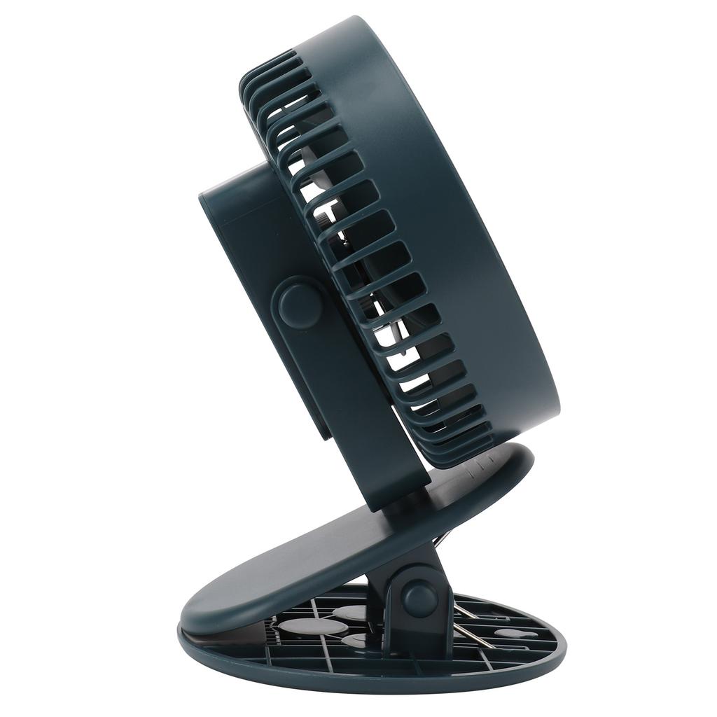 Ventilator de birou portabil 3 viteze vânt Mini ventilator de birou cu clemă pentru casă birou și dormitor Verde