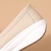 Women's Leather Wedge Loafers Non-slip Soft Sole Casual Shoes Lightweight Platform Footwear for Daily Wear