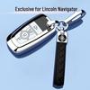 Elegant Black Knight Key Case for Lincoln Aviator 20-22: Premium Protective Hanging Shell Bag