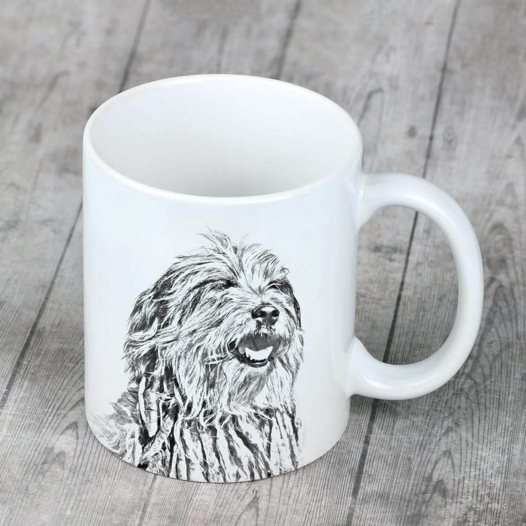 Bergamasco Shepherd Dog, Bergamasco Sheepdog - cup with a dog, cheerful cup for a dog lover, personalized gift from the Art-Dog brand