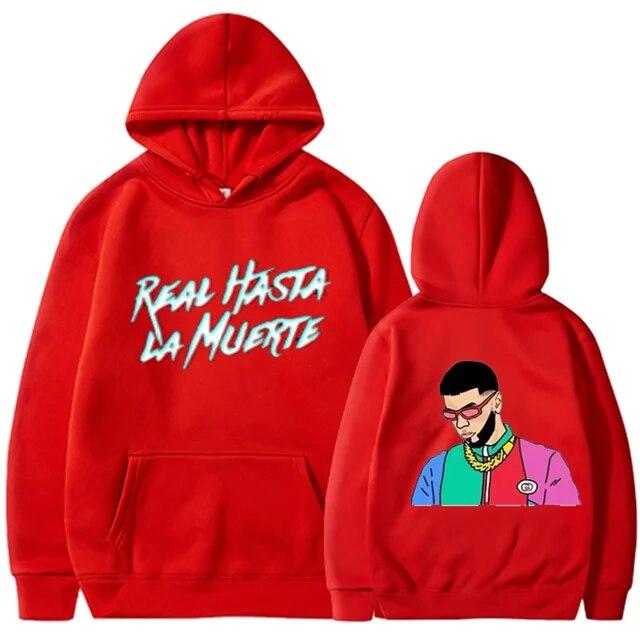 2022 NEW Printed Hoodies Sweatshirt Coat Real Hasta La Muerte casual Tracksuit Costume Unisex Women Clothing Anime Pullover Hoodie Unisex