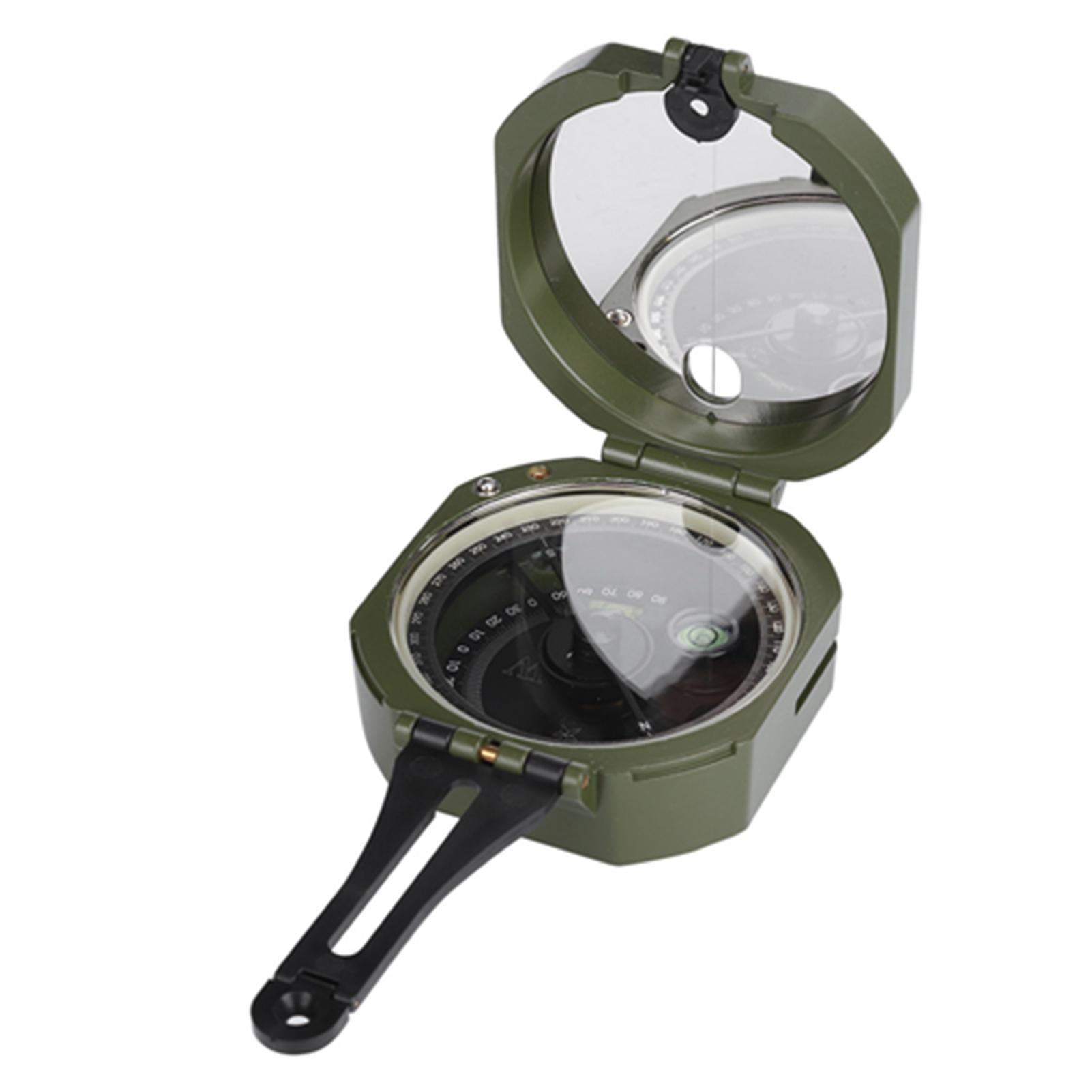 Professional Outdoor High Accuracy Geological Compass Waterproof Fluorescent Compass