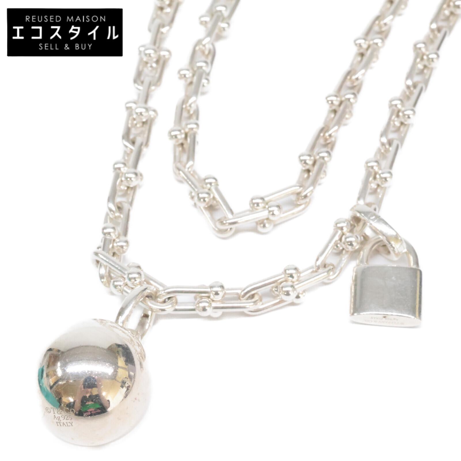 

TIFFANY&Co. Ag925 Hardware Small Wrap Necklace SilverUsed