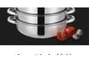 Stainless Steel Multi-Layer Steamer Pot for Buns, Soup, and Hot Pot - Compatible with Induction and Gas Stoves