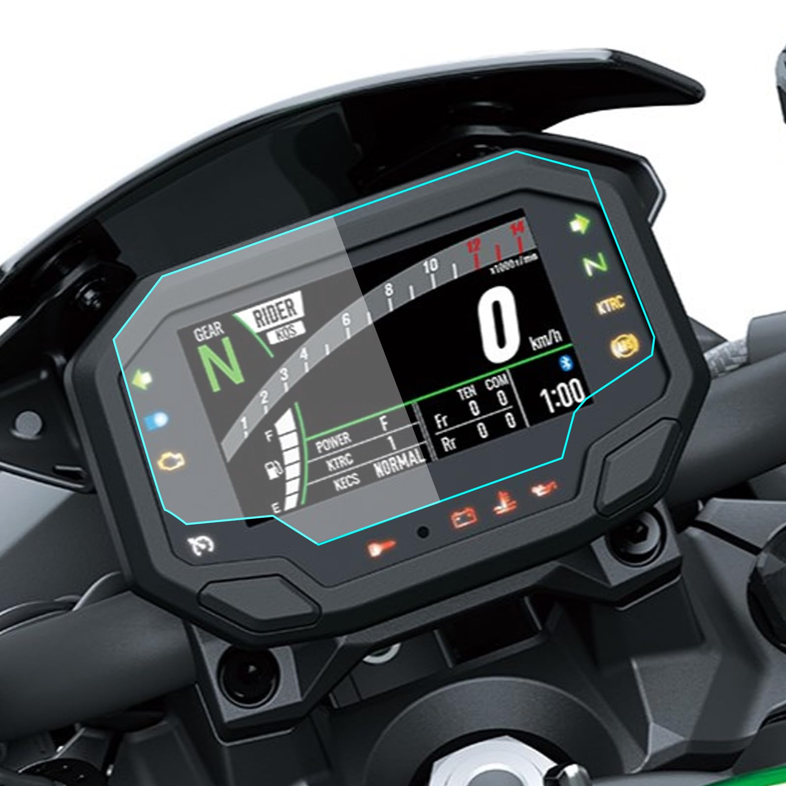 LEDISHUN Motorcycle Meter Protection Film (2 sets) Z650 (20~) Ninja