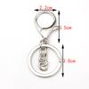 6/30Pcs Metal Large Lobster Clasp Key Chain Separation Ring Key Clasp Lock Ring Home DIY Bag Toy Pendant Accessories