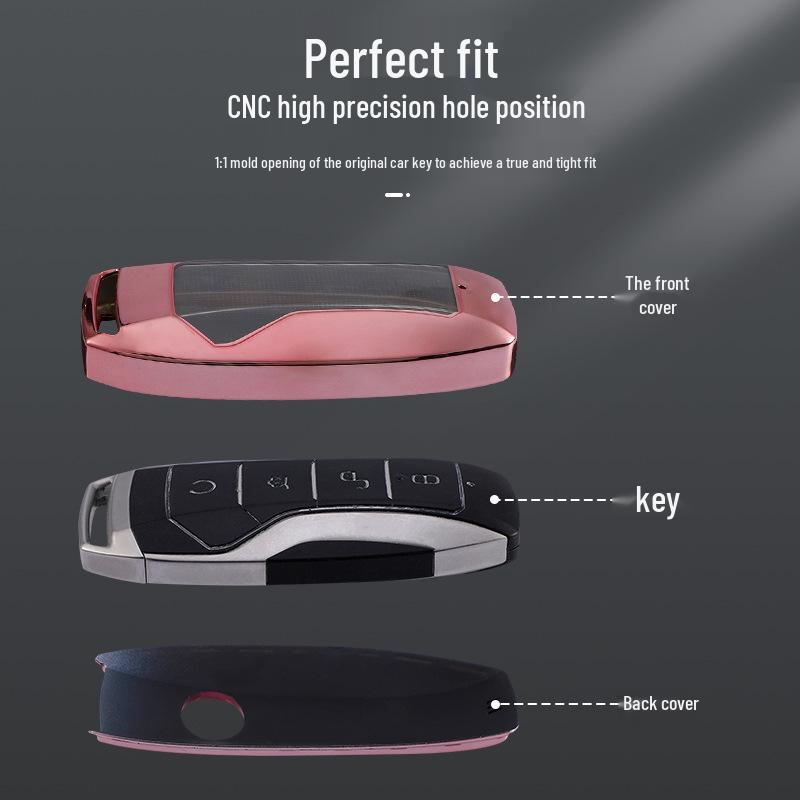 BYD Key Cover for Qin PRO Gasoline, Song MAX, Tang II DM, S7 TPU Shell