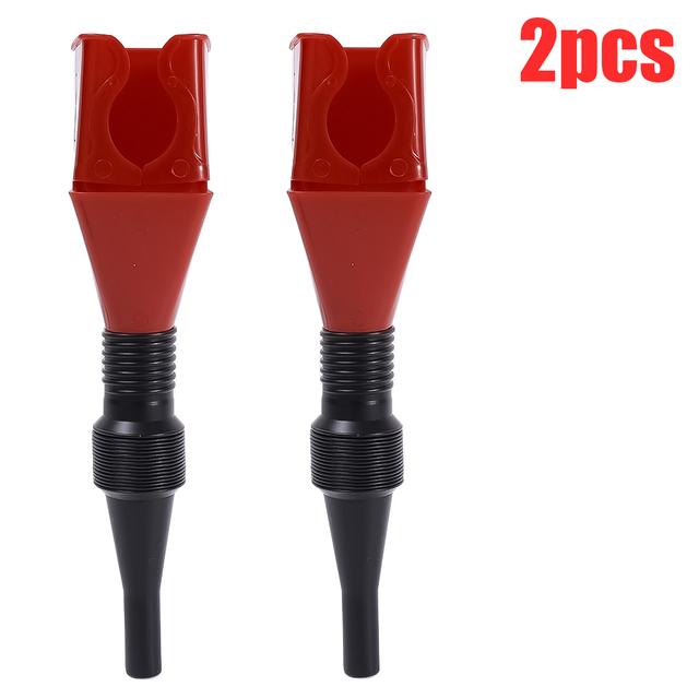 2pcs Foldable Refueling Funnel Plastic Car Motorcycle Gasoline Bottle Filling Tools Motor Oil Motorcycle Funnel Oil Change Car