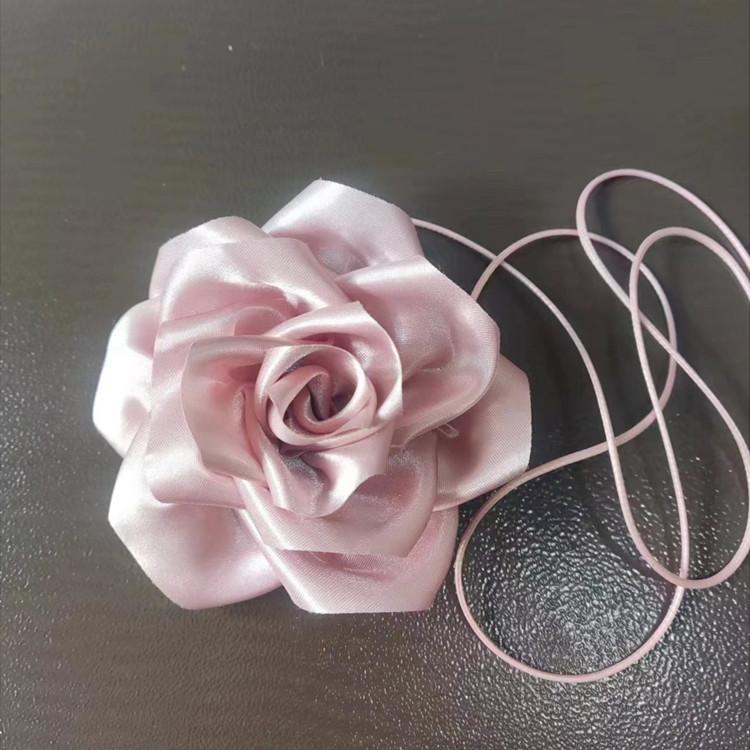 

Цветочное колье-чокер для женщин, большие чокеры с цветами роз, цветочное колье-чокер для вечеринки невесты, свадебных летних вечеринок…