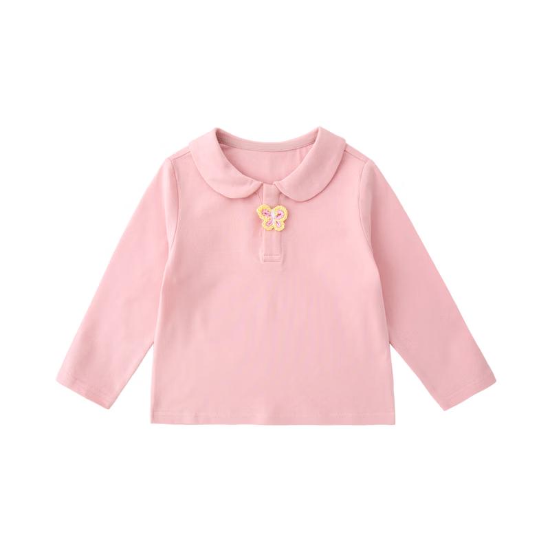 Dudujia Girls' Long-Sleeve Polo T-Shirt