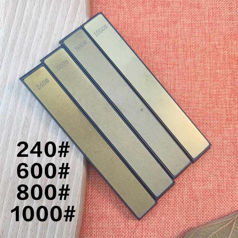 4ks Titanem pokovený Diamantový ostřič nožů Úhel Ostřící kámen Kámen na ostření nožů Diamantový brousek Brusný kámen Nástroj