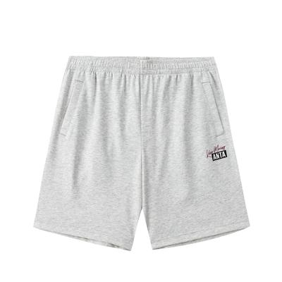 Mens Knitted Five-Point Shorts Men Shorts Gray Gray-Floral 952628301-5