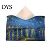 Modern Home Decor Leather Tissue Box Cover, Foldable Desktop Organizer, Oil Painting Style Napkin Holder Case, Storage Facial Paper Organizer