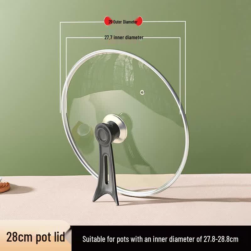 Biaoxing Standable Tempered Glass Pot Lid