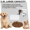 Large Capacity Automatic Dog Cat Feeding Transparent Dog Automatic Feeders New Pet Food Storage