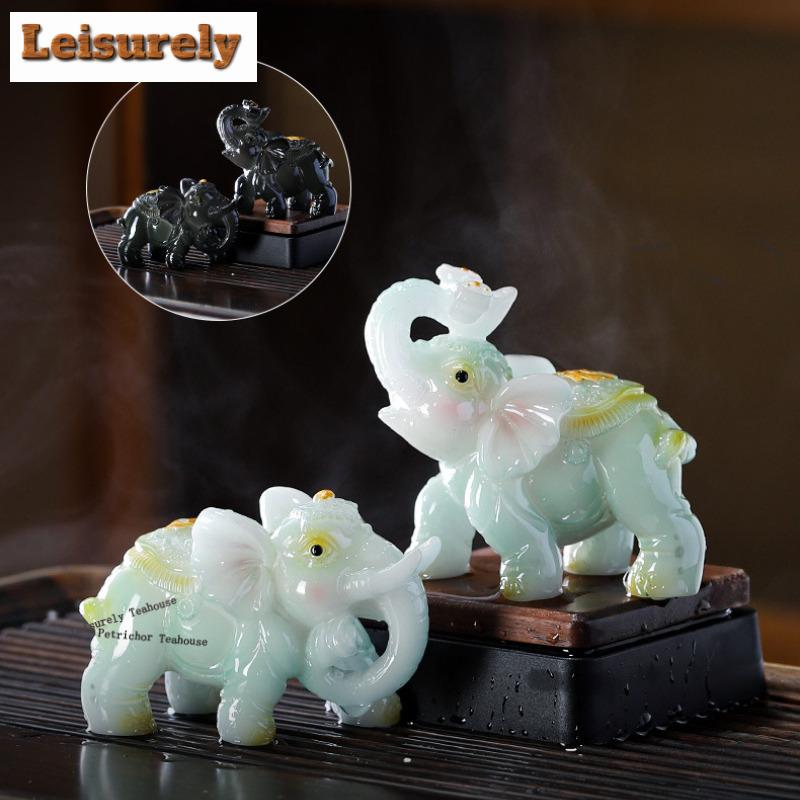 Change Color Creative Auspicious Signs Tea Pet Vintage Exquisite Miniatures Tea Figurine Play Toys Tea Statue Ornaments Supplies