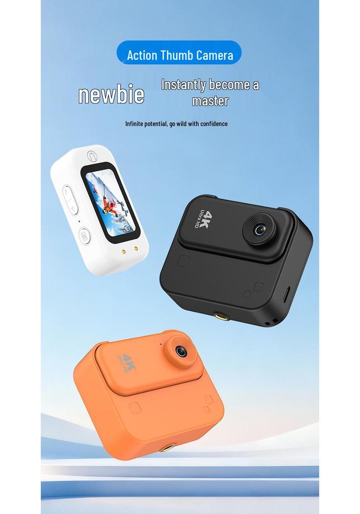 4K Ultra HD Action Camera: Dustproof, Shockproof, WiFi, Outdoor VLOG & Cycling Recorder