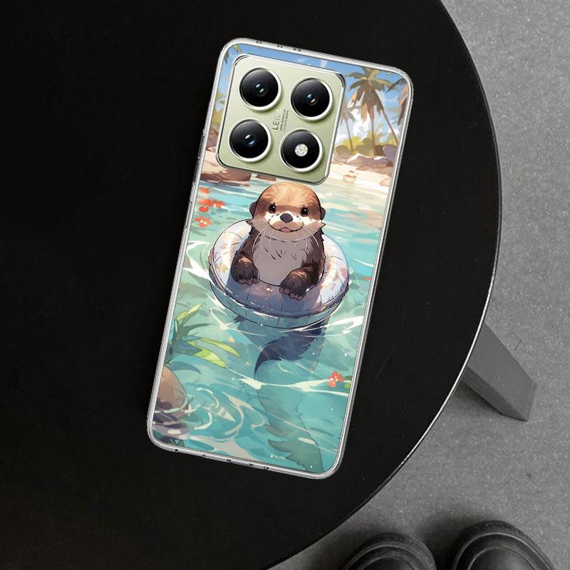 

Animal Otter Cute Cartoon Phone Case Cover for Xiaomi Redmi Note 15 14 13 12 11 Pro Plus 14S 12S 11S 11T 11E 10S 10 Customized F Redmi Note 13 5G