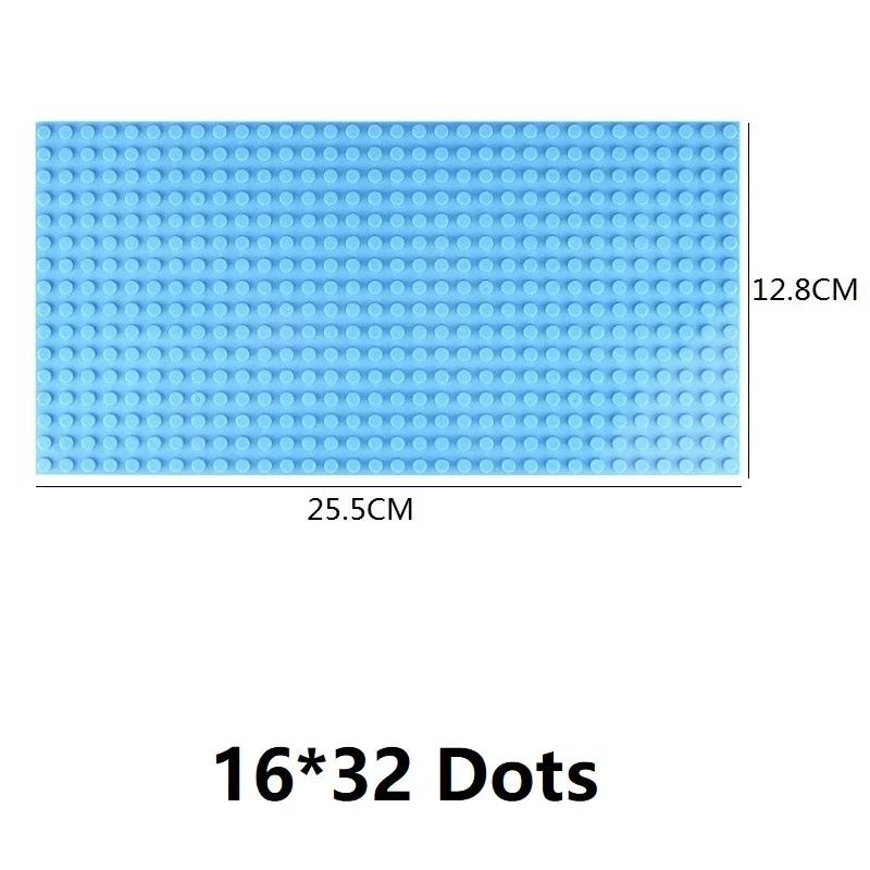 Single Double Sided Building Plates 32X32 16X16 16X32 Dots Diy Simulated Scene Building Block Base Compatible With Major Brands