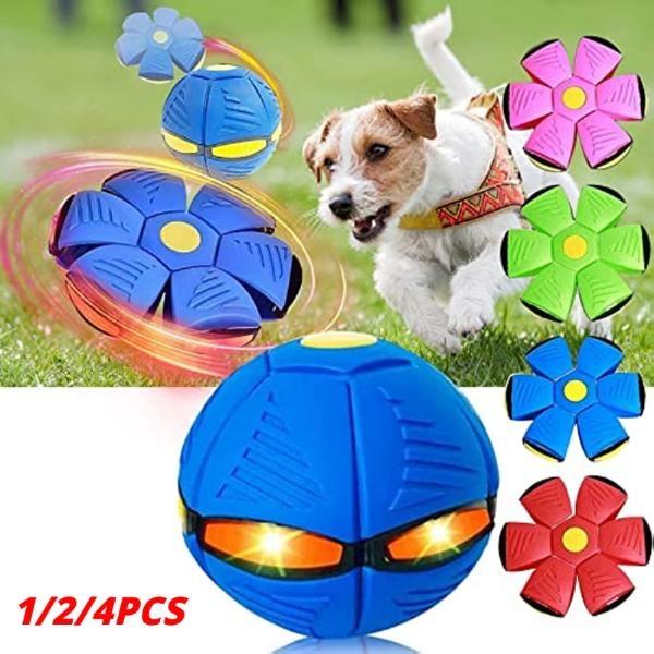 

Новинка 2023 года, волшебный шар для фрисби для домашних животных, светящийся шар, трансформация, выпускной шар, декомпрессия, взаимодействие родителей и детей 1/2/4 шт.