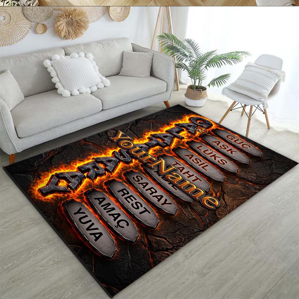 Galatasaray Personalized Name Floor Rug Office Rug Suitable For Outdoor Dormitory Kitchen Hallway Antislip Carpet Anime Office Decor Spiritual Gift