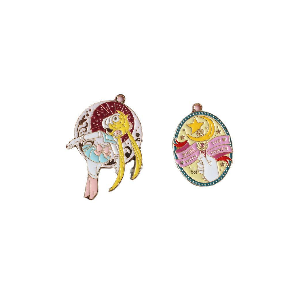 Korean Style K Gold Enamel Cardcaptor Sakura Charms & Pendants