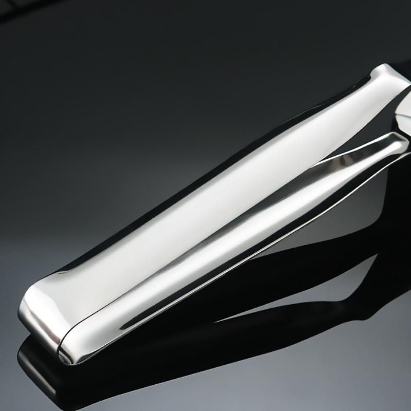Bratschaufel-Clip aus Edelstahl, multifunktionale Steak-Grillzange, Bratenfisch-Spatel-Clip, Brot-Clip, Haushalts-Küchenwerkzeug