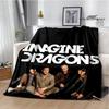 Rock Band Imagine Dragons Printed blankets Flannel Warm blanket Soft Cozy Blanket Travel Blankets bed linings Birthday Gift