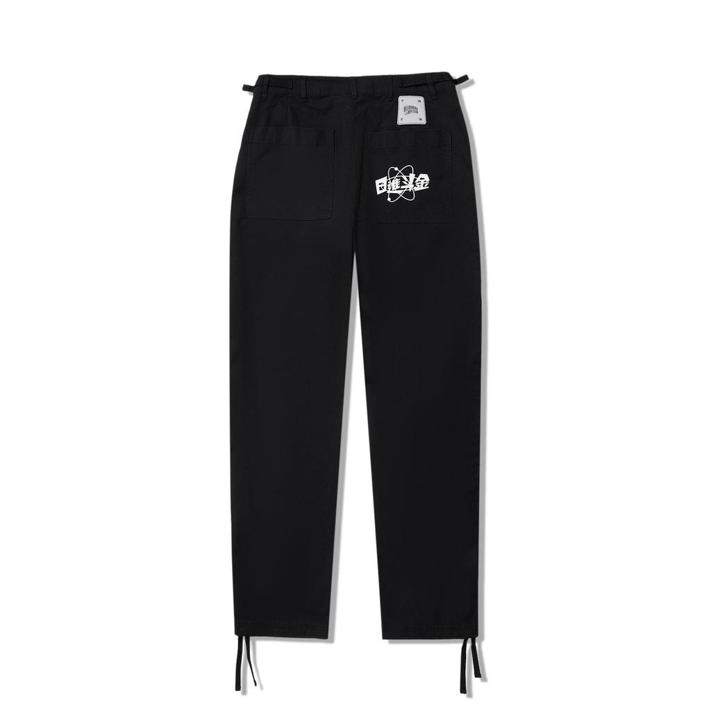 Li Ning Billionaire Boys Club Collaboration Outdoor Straight Leg Casual Pants Men Bottoms Black AKXU463-1