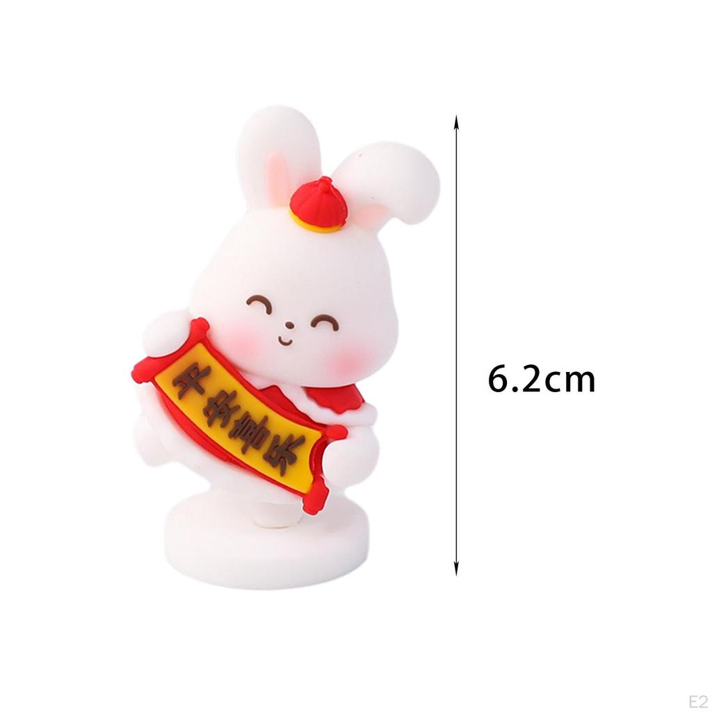 Cute Miniature Figures Statue Art Sculpture Crafts for Home Shelf Living Room Decor Car Dashboard