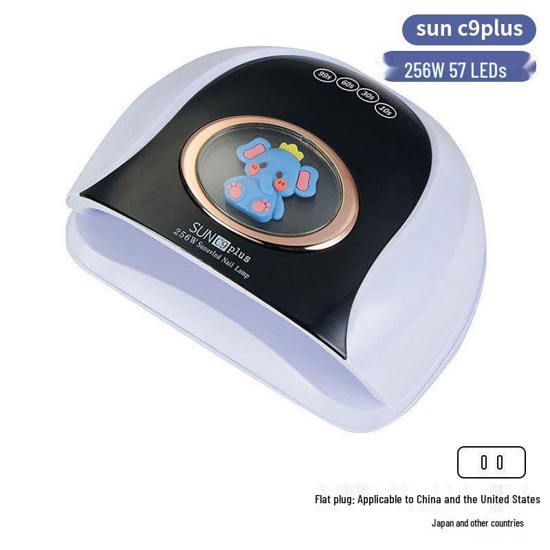 Dazzling 256W LED Nail Curing Lamp, Quick Dry Gel Lamp for Salon Use