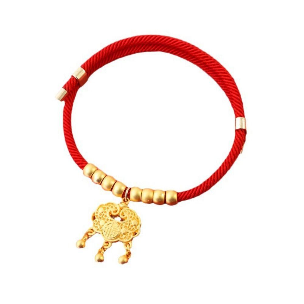 Chinese Style Cat Weave Necklace Adjustable Cat Long-Life Lock Collar  Photograph