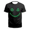 Casual Crew Neck 3D Digital Printing T-Shirt Irish St. Patrick's Day Clothing Printing Men's and Women's Short Sleeves