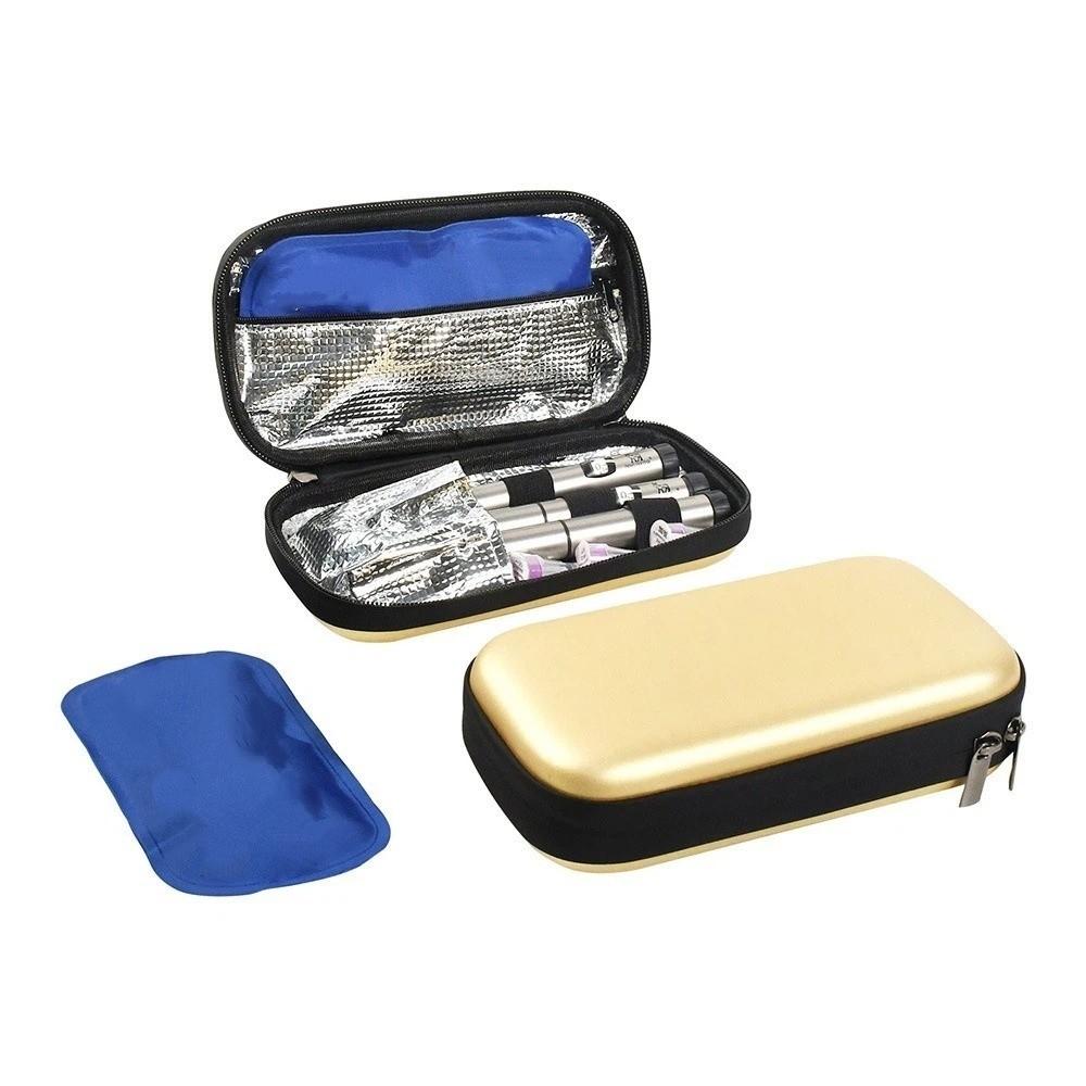 Waterproof Insulin Cooling Box Thermal Insulated Liner Pill Cooler Bag  Pill Organizer