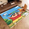1pc Crayon Shin-chan Print Area Rug - Soft, Washable Non-Slip Indoor Mat, Living Room, Home Office Decorative Rug,Office Decorative