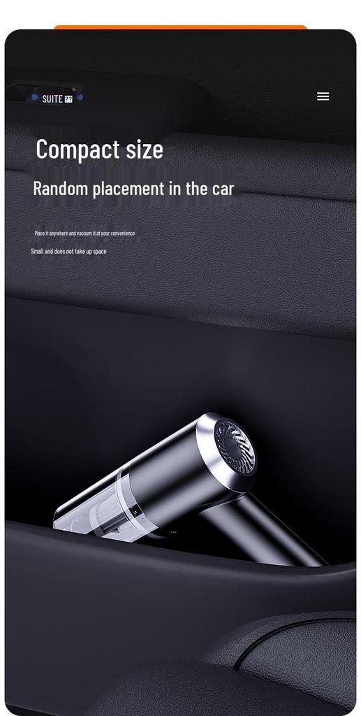 High Suction Mini Wireless Handheld Car & Home Vacuum Cleaner - Ultra-Quiet
