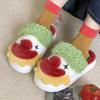 Funny clown couple cotton slippers women's new winter men's cotton shoes indoor and outdoor wear thick soles increase