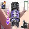 Electric Penis Pump with Hands-Free Pocket Style, 7 Insertion and 7 Rotation Modes with Visual Window for Men, Powerful Suction Base Male Masturbator