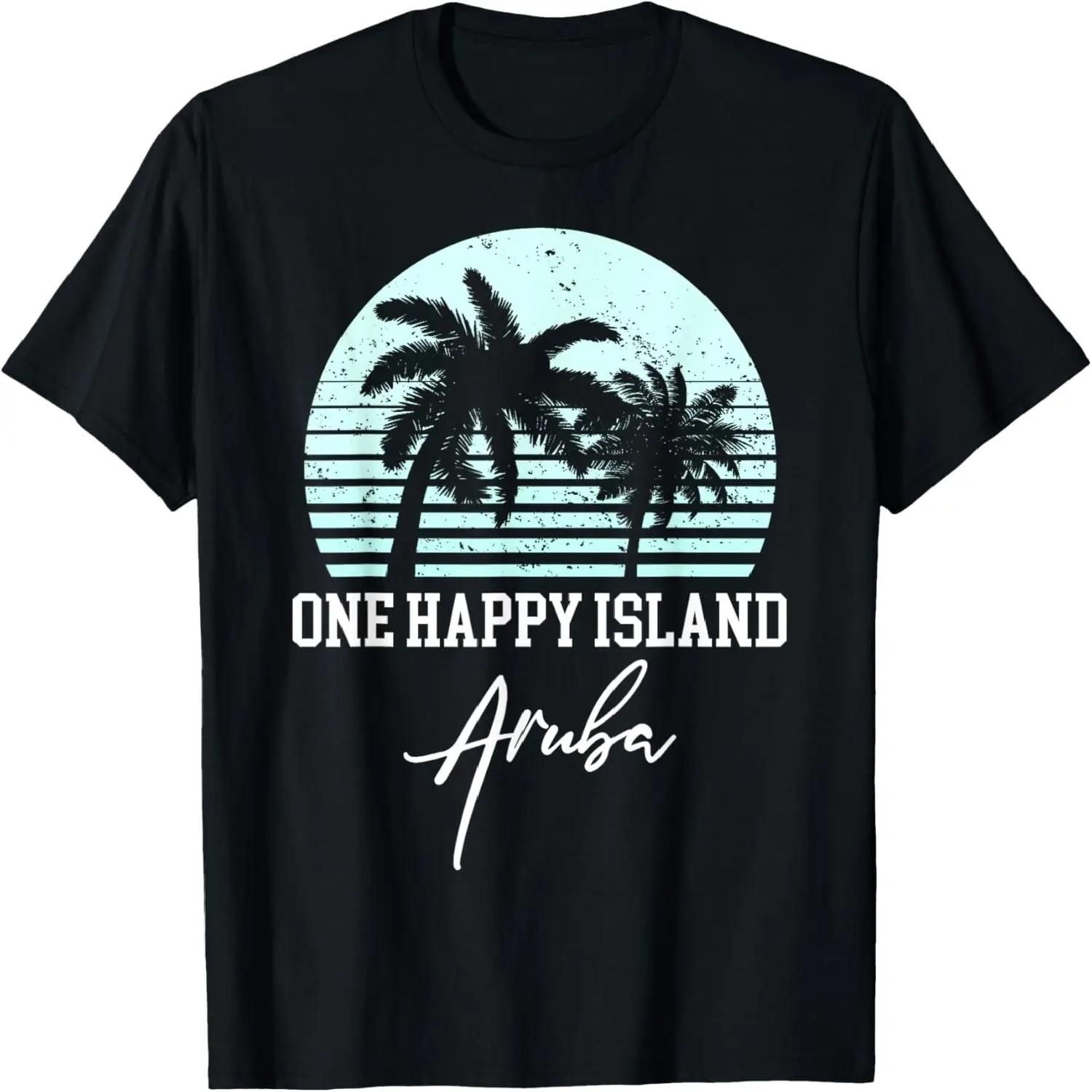 Aruba Shirts One Happy Island Souvenir T-Shirt S