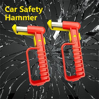 Marteau de Sécurité pour Voiture Brise-Vitres Marteau Brise-Verre Marteau d'Évasion Multifonctionnel Outils Portables d'Évasion de Secours d'Urgence pour Voiture