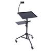Laptop Projector Tripod Stand Adjustable Height 28 51.2 Inch Portable Tablet Tripod Stand with Casters and Phone Holder