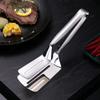 Stainless Steel Multifunctional Kitchen Tongs for Bread, Pancakes, and Steak