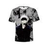 Jujutsu Kaisen Ryomen Sukuna Hip Hop Men Streetwear Vintage  T-Shirt Anime Graphic Harajuku Casual Short Sleeve Loose Vintage Tops