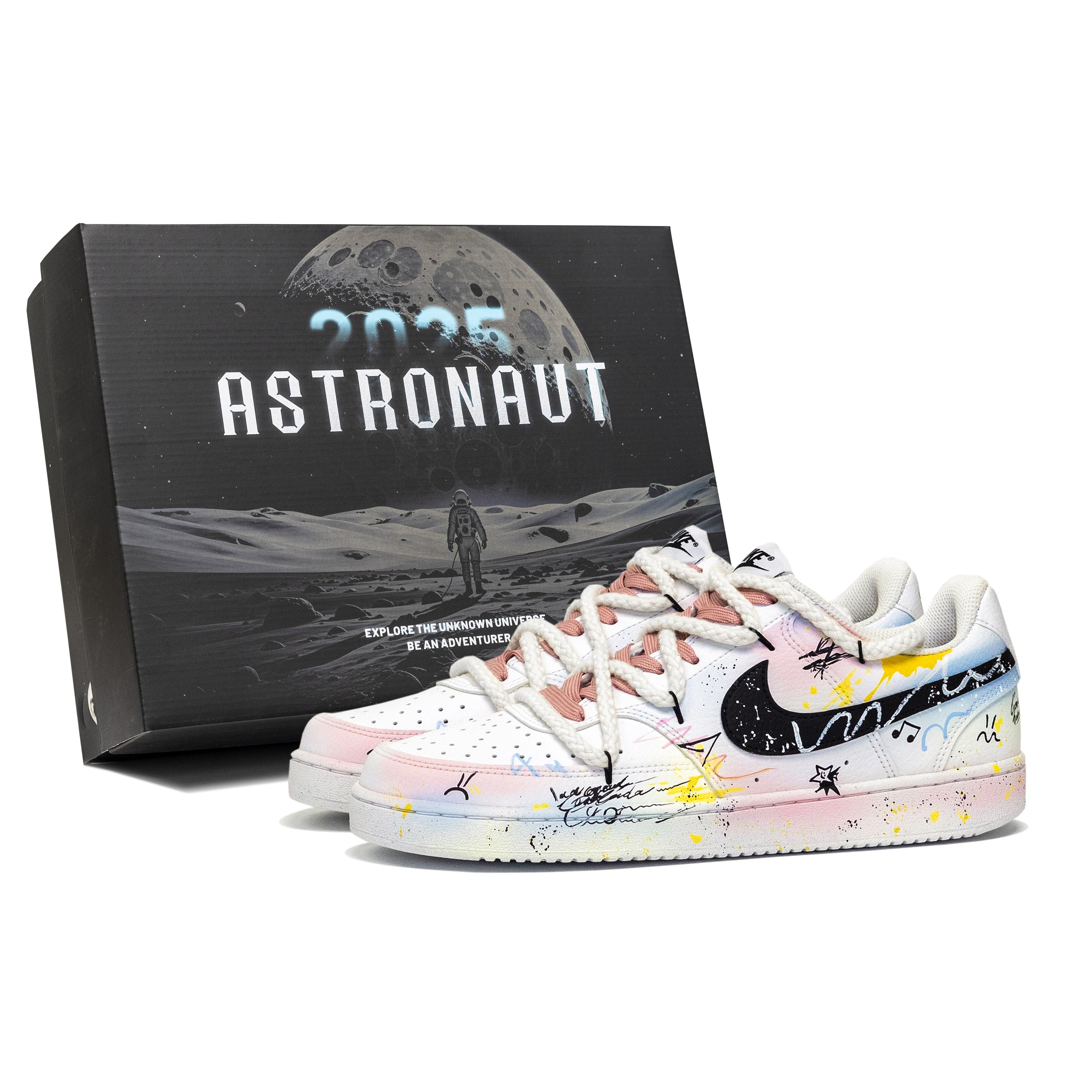 

Nike Court Vision 1 Firework Rhyme Low top Skateboard Shoes Men s DH2987-101(Team256-SBOX) 44.5