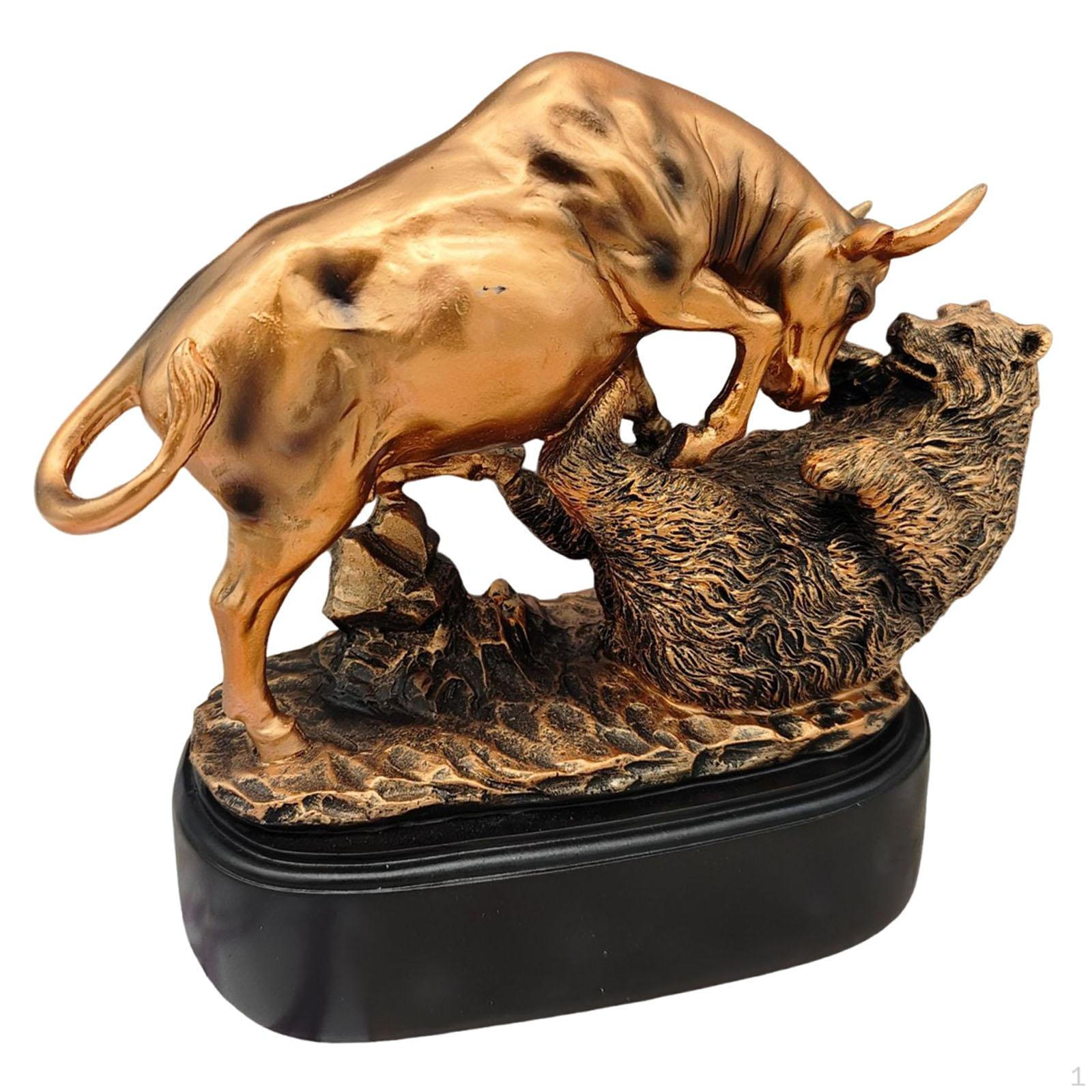 

Fight Statue Artwork Tabletop Decor for Living Room Bedroom Shelf