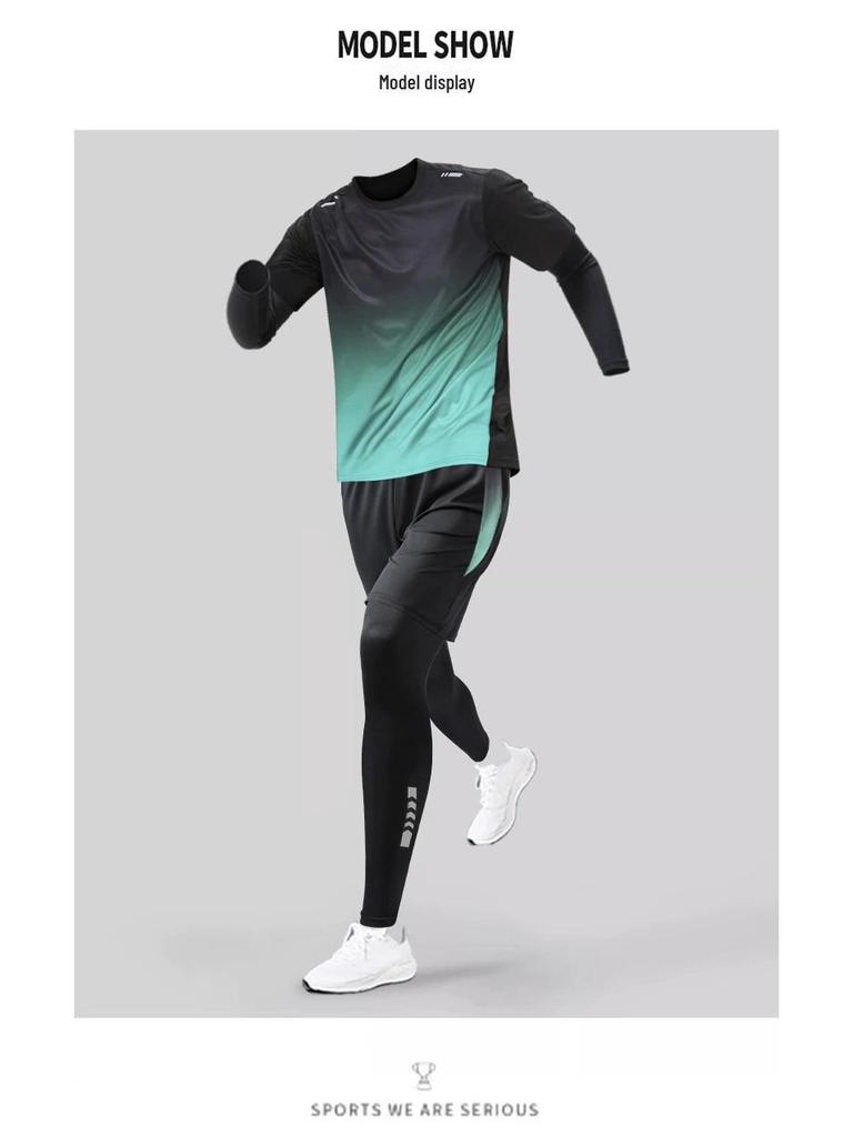Men's Quick-Dry Running Suit: Tracksuit for Gym, Marathon, Cycling, Basketball & Morning Run